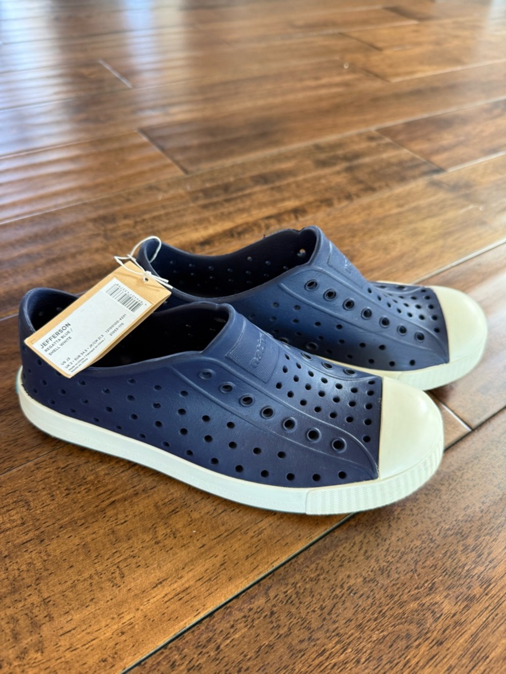 BRAND NEW Native Shoes Jefferson in Regatta Blue and Shell White